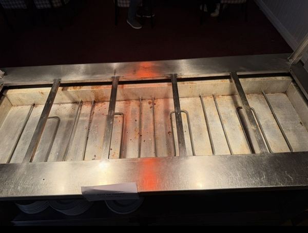 Chargrill burners checked during a repair